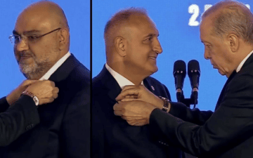 Rozetlerini Cumhurbaşkanı